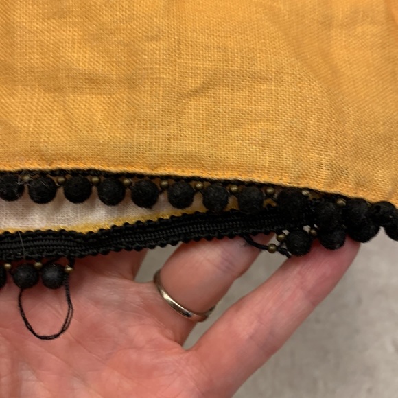 Farm Rio yellow linen maxi dress. US XS - Picture 8 of 11